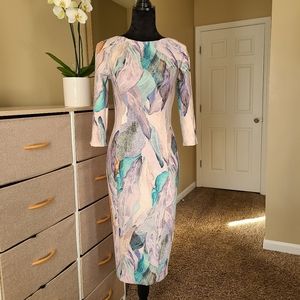 H&M Pencil Dress Multi-colored